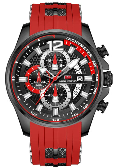 Waterproof Quartz Watch Large Dial Luminous Men's Watch 0350G