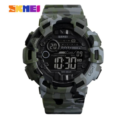 Men's Sports Digital Watch, Multifunctional Luminous Watch